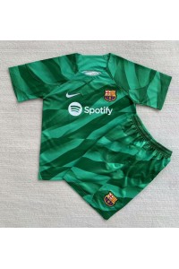 Barcelona Doelman Babytruitje Thuis tenue Kind 2022-23 Korte Mouw (+ Korte broeken)